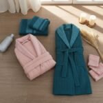 ⁦طقم روب حمام 6 قطع قطن مصري ميني مون⁩ - الصورة ⁦7⁩