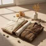 ⁦طقم روب حمام 6 قطع قطن مصري ميني مون⁩ - الصورة ⁦9⁩