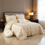 طقم لحاف اليزابيث مزدوج كنج سايز 8 قطع شتوي