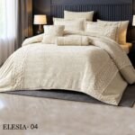 ⁦طقم لحاف اليسيا مزدوج كنج سايز 8 قطع شتوي⁩ - الصورة ⁦6⁩