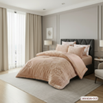 ⁦طقم لحاف كندا مزدوج كنج سايز 6 قطع شتوي⁩ - الصورة ⁦5⁩