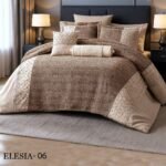 ⁦طقم لحاف اليسيا مزدوج كنج سايز 8 قطع شتوي⁩ - الصورة ⁦2⁩