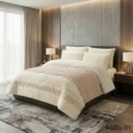 طقم لحاف اسيل مزدوج كنج سايز 6 قطع شتوي