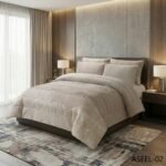 ⁦طقم لحاف اسيل مزدوج كنج سايز 6 قطع شتوي⁩ - الصورة ⁦2⁩