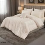 ⁦طقم لحاف سيلين مزدوج كنج سايز 7 قطع شتوي⁩ - الصورة ⁦3⁩