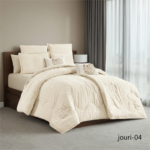 ⁦طقم لحاف جوري مفرد ونصف 4 قطع شتوي⁩ - الصورة ⁦2⁩