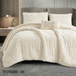 طقم لحاف تسنيم مفرد ونصف 4 قطع شتوي