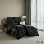 ⁦طقم لحاف جوري مفرد ونصف 4 قطع شتوي⁩ - الصورة ⁦5⁩