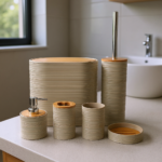 ⁦طقم اكسسوارات الحمام 6 قطع⁩ - الصورة ⁦7⁩