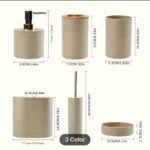 ⁦طقم اكسسوارات الحمام 6 قطع⁩ - الصورة ⁦9⁩