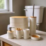 ⁦طقم اكسسوارات الحمام 6 قطع⁩ - الصورة ⁦2⁩