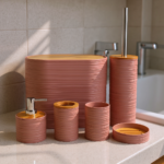 ⁦طقم اكسسوارات الحمام 6 قطع⁩ - الصورة ⁦11⁩