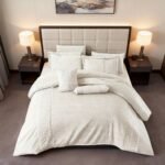 طقم لحاف اليسيا مزدوج كنج سايز 8 قطع شتوي