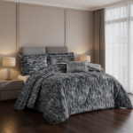 ⁦طقم لحاف كامي مفرد ونصف 4 قطع شتوي⁩ - الصورة ⁦3⁩