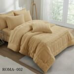 ⁦طقم لحاف روما مزدوج كنج سايز 6 قطع شتوي⁩ - الصورة ⁦5⁩