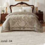 طقم لحاف كورال مزدوج كنج سايز 7 قطع شتوي