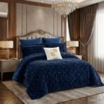 ⁦طقم لحاف دانا فرو الارنب مزدوج كنج سايز 7 قطع شتوي⁩ - الصورة ⁦3⁩