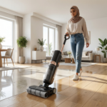 ⁦مكنسة وممسحة كهربائية لاسلكية من جولد 0063⁩ - الصورة ⁦2⁩