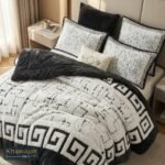 ⁦طقم لحاف سديل مزدوج كنج سايز 7 قطع شتوي⁩ - الصورة ⁦6⁩