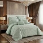 ⁦طقم لحاف قطن هولاند مزدوج كنج سايز 8 قطع صيفي⁩ - الصورة ⁦8⁩