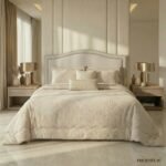 ⁦طقم لحاف جاكار وقطن فينيكس مفرد ونصف 5 قطع صيفي⁩ - الصورة ⁦4⁩