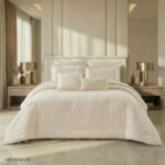 ⁦طقم لحاف جاكار وقطن جورجيا مفرد ونصف 5 قطع صيفي⁩ - الصورة ⁦3⁩