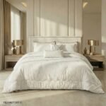 ⁦طقم لحاف جاكار وقطن فرانكفورت مفرد ونصف 5 قطع صيفي⁩ - الصورة ⁦3⁩