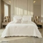 طقم لحاف جاكار وقطن جورجيا مفرد ونصف 5 قطع صيفي