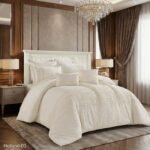 ⁦طقم لحاف قطن هولاند مزدوج كنج سايز 8 قطع صيفي⁩ - الصورة ⁦4⁩