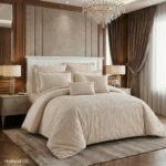 ⁦طقم لحاف قطن هولاند مزدوج كنج سايز 8 قطع صيفي⁩ - الصورة ⁦2⁩