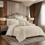 ⁦طقم لحاف قطن ايسلاند مزدوج كنج سايز 8 قطع صيفي⁩ - الصورة ⁦6⁩