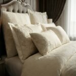 ⁦طقم لحاف قطن جرين لاند مزدوج كنج سايز 8 قطع صيفي⁩ - الصورة ⁦6⁩