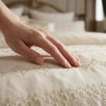 ⁦طقم لحاف قطن ايسلاند مزدوج كنج سايز 8 قطع صيفي⁩ - الصورة ⁦8⁩