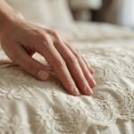 ⁦طقم لحاف قطن كوينز لاند مزدوج كنج سايز 8 قطع صيفي⁩ - الصورة ⁦7⁩