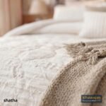 ⁦طقم لحاف قطن شذى مفرد ونصف 6 قطع صيفي⁩ - الصورة ⁦9⁩